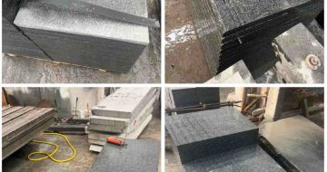 乐山 芝麻黑地铺石材