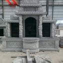 乐山 芝麻灰高档墓碑，土墓，可定制