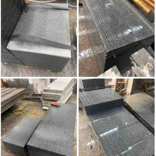 乐山 芝麻黑地铺石材