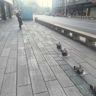 乐山仿古石铺装效果