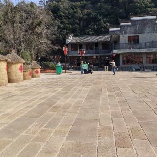 乐山仿古石铺装效果
