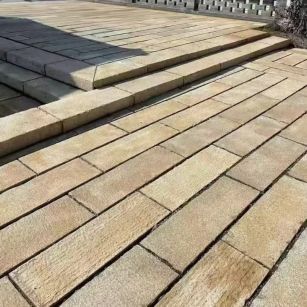 乐山仿古石铺装效果