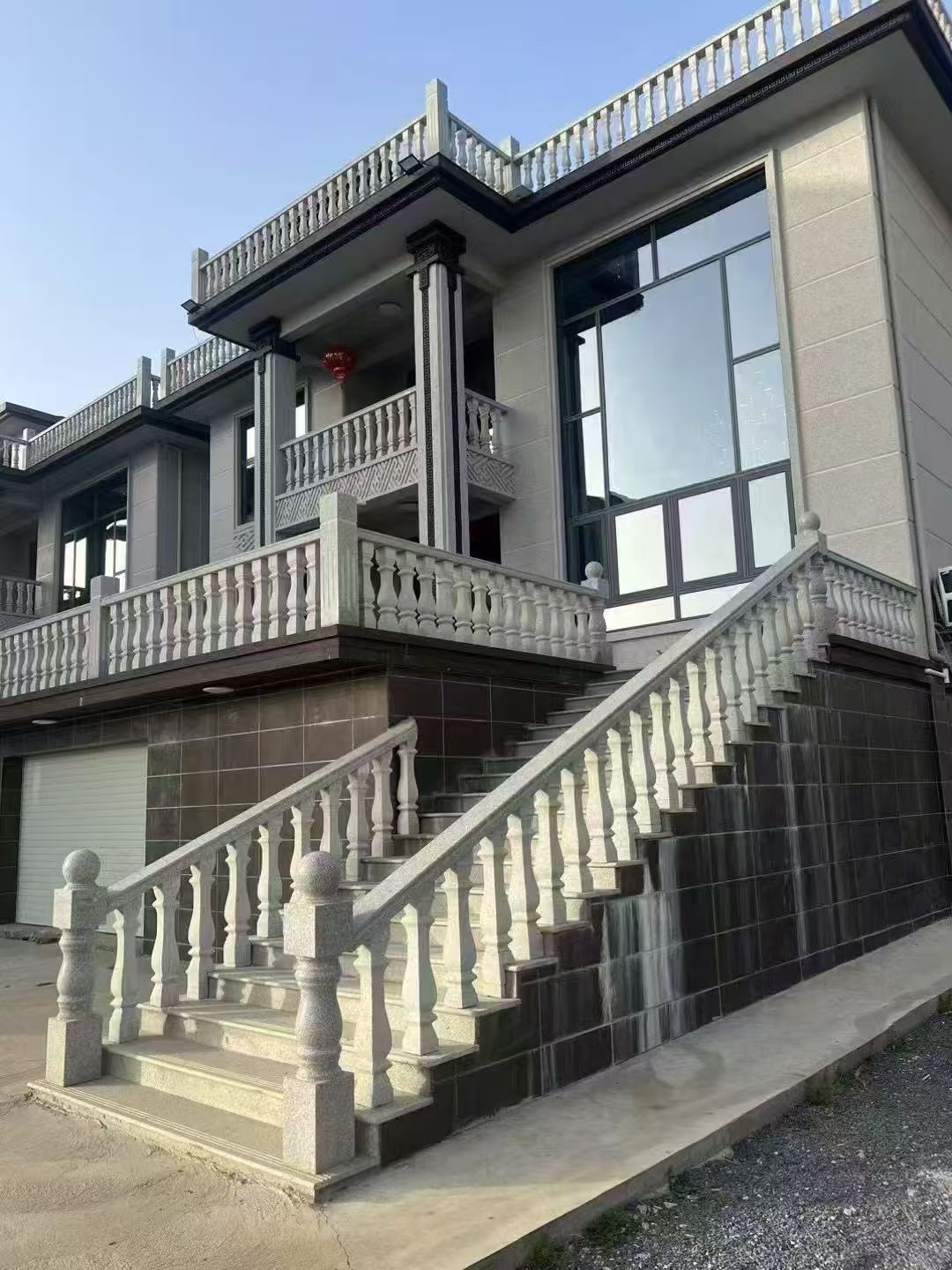 乐山 芝麻白别墅阳台栏杆，楼梯栏杆
