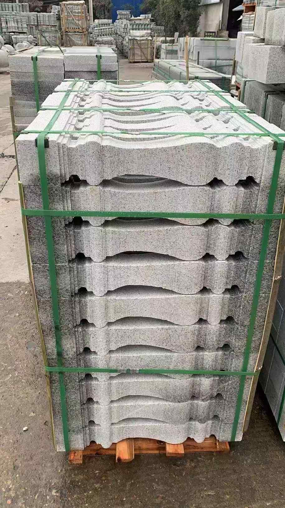乐山 芝麻白方形拉丝面，栏杆花瓶柱