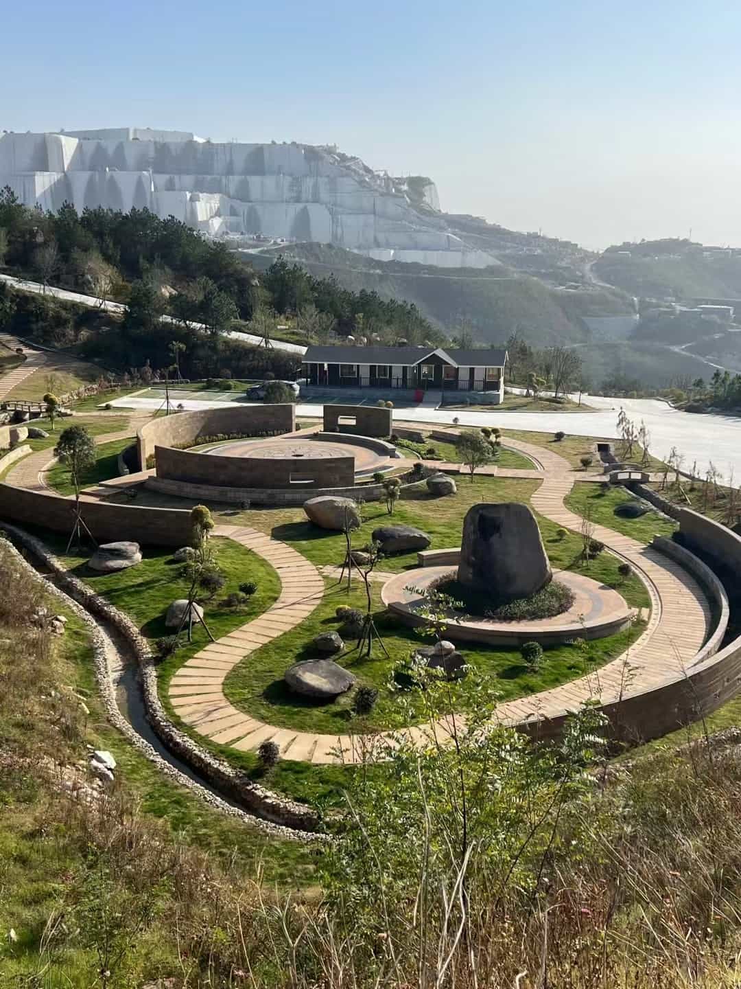 乐山仿古石铺装整体效果