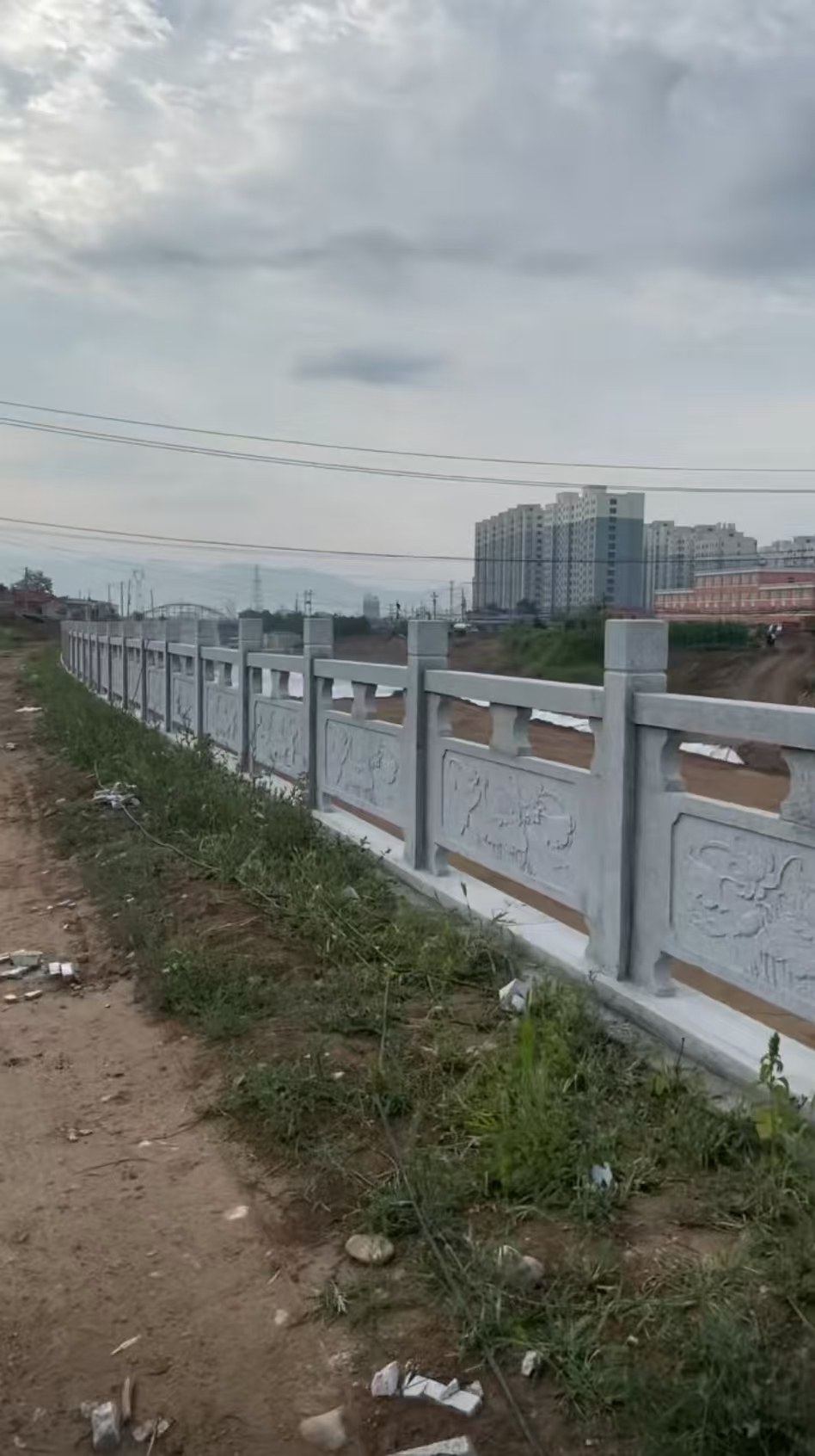 乐山 石材河道栏杆