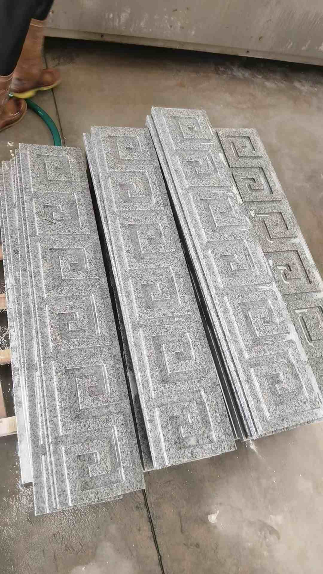 乐山 别墅回纹线条，雕刻