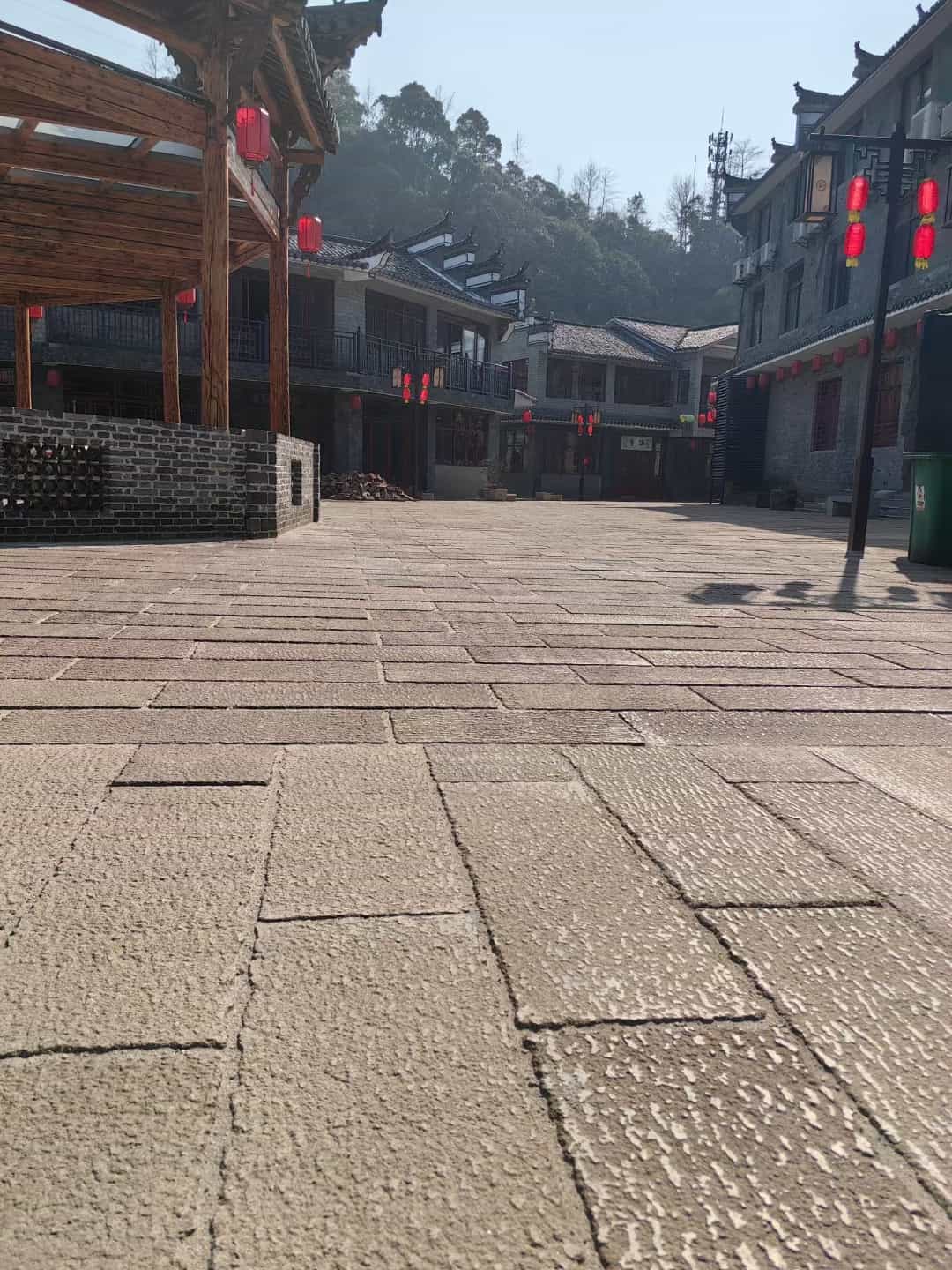 乐山仿古石铺装效果
